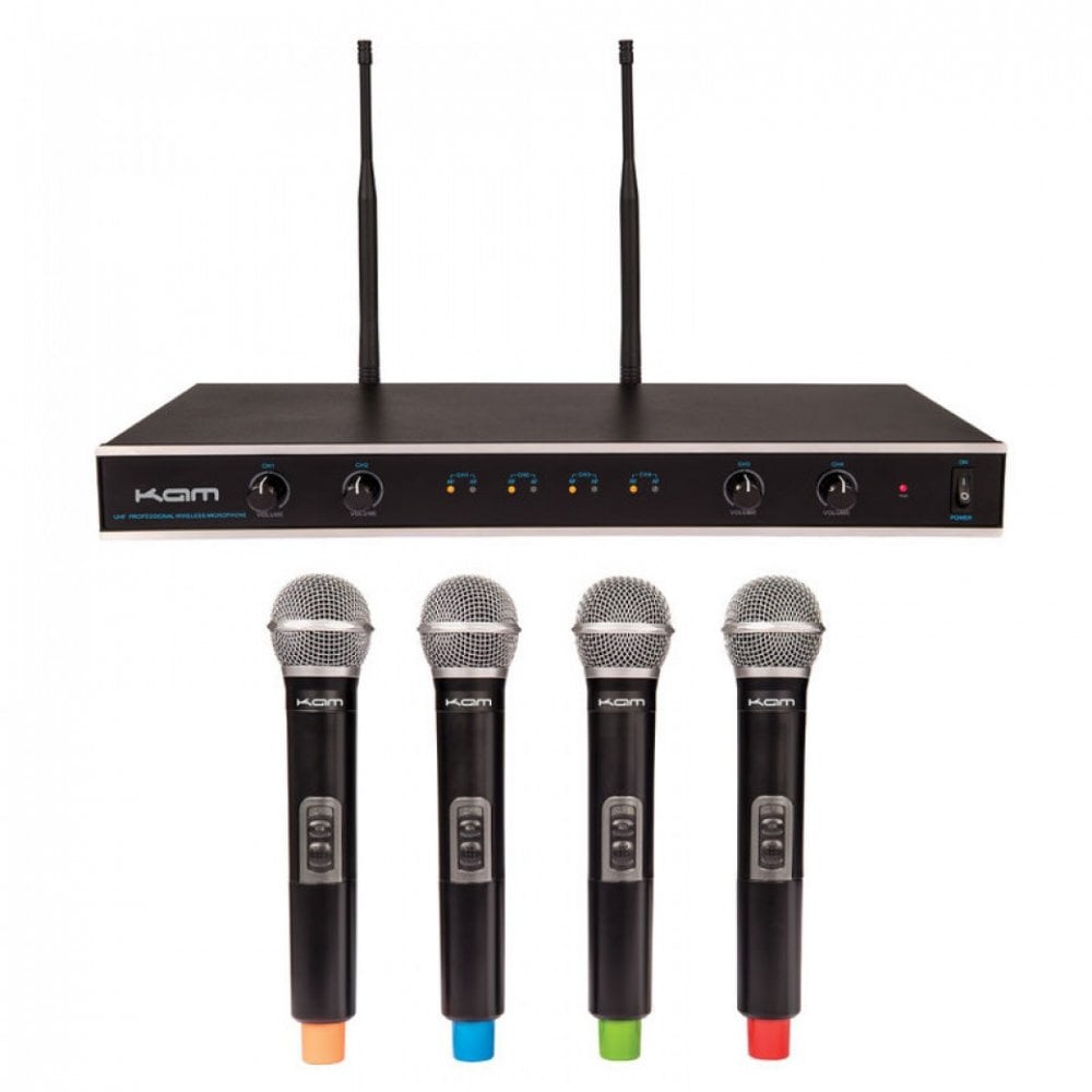 KAM Quartet Eco Wireless Quad Microphone System